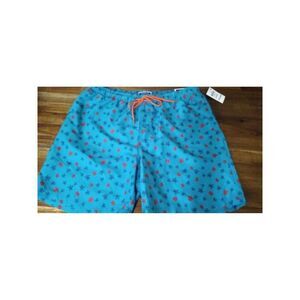CLUBROOM Mens Teal Drawstring Flat Frong Classic Fit Quick-Dry Swim Trunks XXL